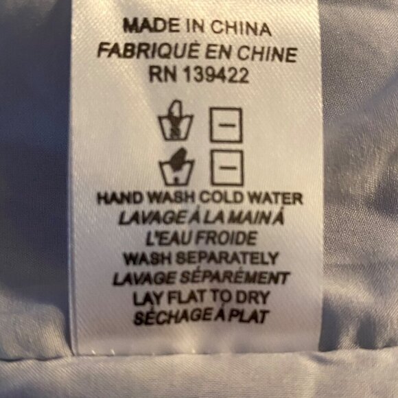 Tobi Blue Lace Overlay Front Tie Skater Mini Dress, NWT Junior's Size M - Picture 11 of 13